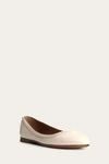 The Frye Company Frye Carson Ballet Flats In White