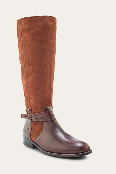 The Frye Company Frye Melissa Belted Tall Boots In Brown