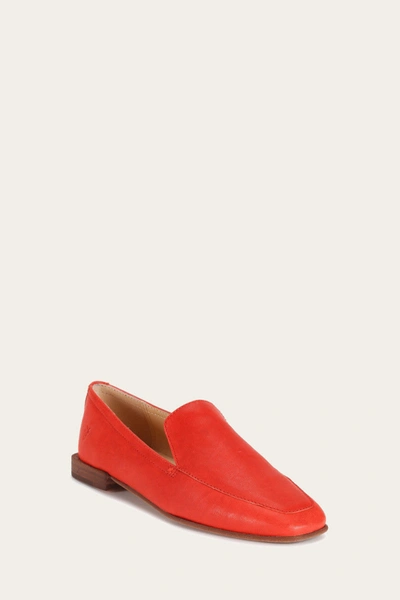 The Frye Company Frye Claire Venetian Loafers In Red