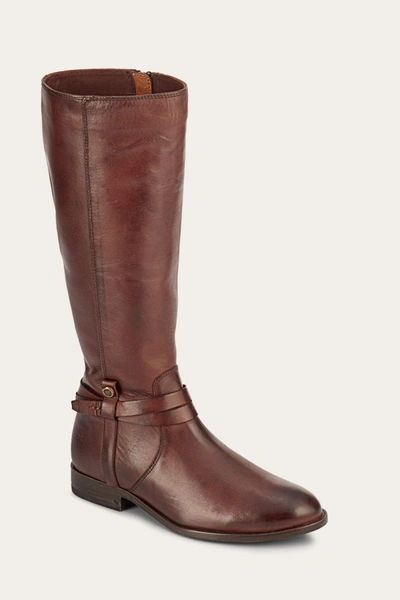 The Frye Company Frye Melissa Belted Tall Boots In Redwood