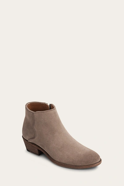 The Frye Company Frye Carson Piping Booties In Medium Grey