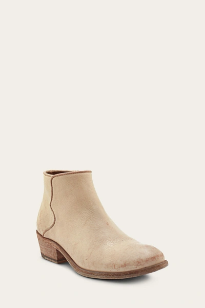 The Frye Company Frye Carson Piping Booties In White