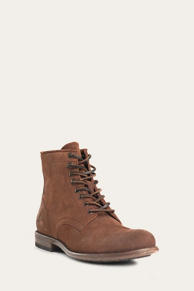 The Frye Company Frye Tyler Lace-up Boots In Brown