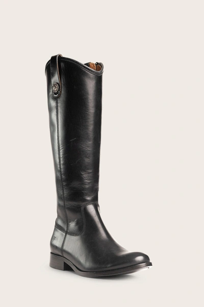 The Frye Company Frye Melissa Button Inside Zip Tall Boots In Black