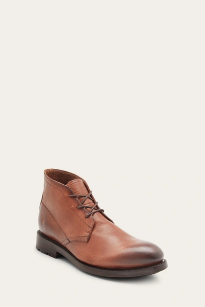 The Frye Company Frye Bowery Chukka Boots In Cognac