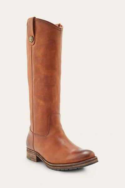 The Frye Company Frye Melissa Double Sole Button Lug Tall Boots In Bronze
