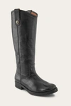 The Frye Company Frye Melissa Double Sole Button Lug Tall Boots In Black