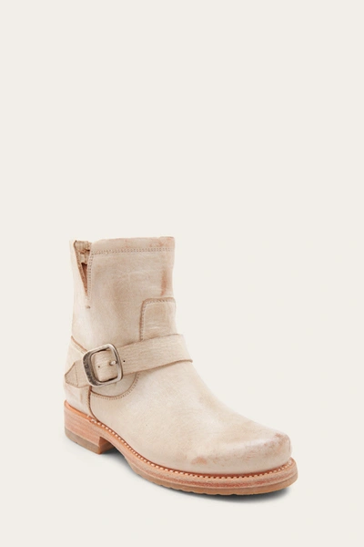 The Frye Company Frye Veronica Bootie Moto Boots In Natural