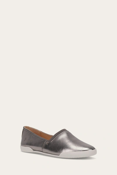 The Frye Company Frye Melanie Slip On Sneaker In Dark Pewter