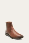 The Frye Company Frye Paul Inside Zip Boots In Cognac