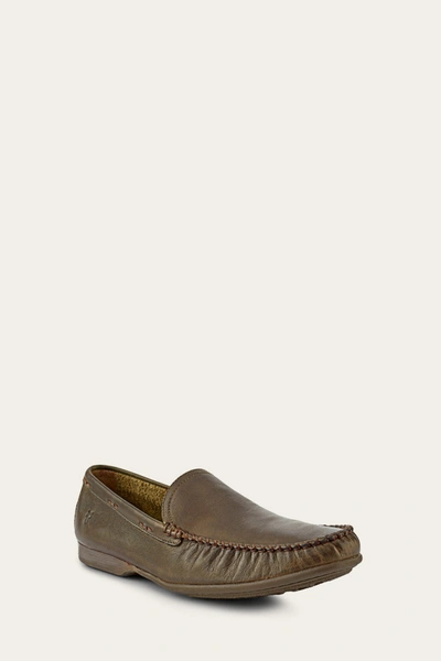 The Frye Company Frye Lewis Venetian Loafers In Olive