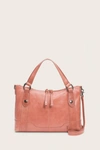 The Frye Company Frye Melissa Medium Satchel In Pink Taupe