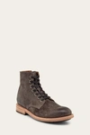 The Frye Company Frye Bowery Lace-up Boots In Grey