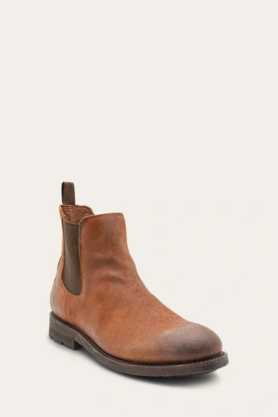 The Frye Company Frye Bowery Chelsea Boots In Ginger