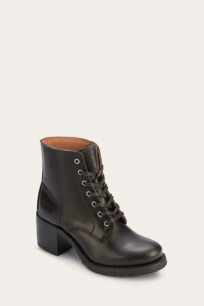 The Frye Company Frye Sabrina 6g Lace-up Boots In Black