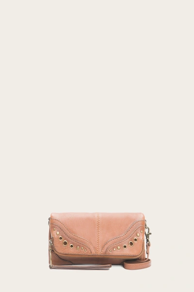 The Frye Company Frye Zuri Wallet Crossbody In Cognac