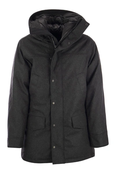 Canada Goose Langford Hooded Down Parka In Navy