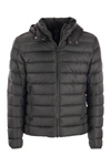 COLMAR COLMAR E-CONCRETE - DOWN JACKET WITH DETACHABLE HOOD