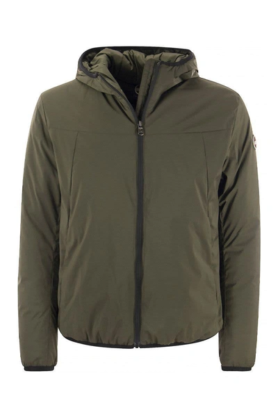 Colmar Otherwise - Hooded Jacket In Stretch Fabric In Military Green