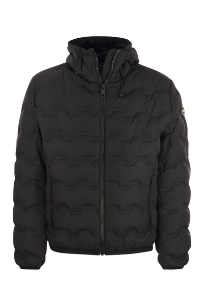 Colmar Quilted Padded Down Jacket In Black