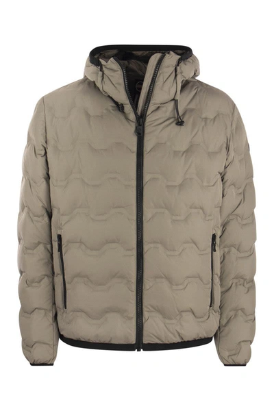 Colmar Quilted Padded Down Jacket In Dove Grey