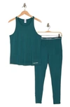 Calvin Klein Tank & Joggers 2-piece Pajama Set In Atlantic De