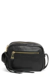 Aimee Kestenberg Berlin Leather Crossbody Bag In Black W Gold