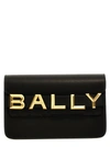 Bally Logo Crossbody Bag Crossbody Bags Black