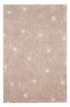 LORENA CANALS LORENA CANALS MINI POLKA DOT WASHABLE COTTON BLEND RUG