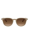 Ray Ban Ray-ban 53mm Gradient Phantos Sunglasses In Beige
