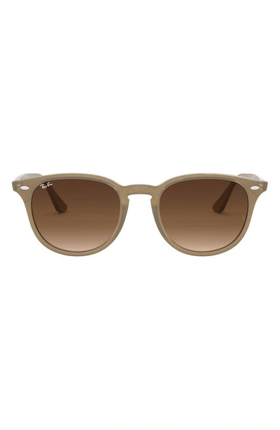 Ray Ban Ray-ban 53mm Gradient Phantos Sunglasses In Beige