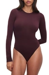 GOOD AMERICAN SCUBA CREWNECK BODYSUIT