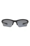 Oakley Quarter Jacket 61mm Polarized Rectangular Sunglasses In Black
