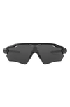 Oakley Radar® Ev Path® 38mm Prizm™ Wrap Shield Sunglasses In Matte Black