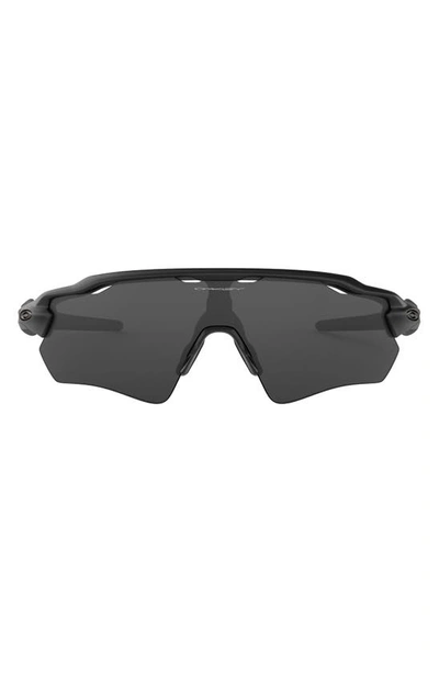 Oakley Radar® Ev Path® 38mm Prizm™ Wrap Shield Sunglasses In Matte Black