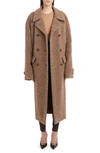 Dolce & Gabbana Notched-lapels Button-down Coat In Light Beige