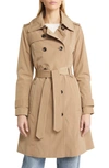 LONDON FOG MISSY DOUBLE BREASTED TRENCH COAT