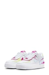 Nike Air Force 1 Shadow Sneaker In White/ Blue/ Berry/ Lemon