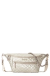 Mz Wallace Mini Crosby Crossbody Bag In Quartz Pearl