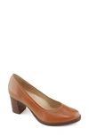 Marc Joseph New York Broad Street Pump In Cognac Napa