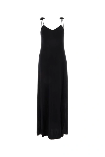 Magda Butrym Women Black Stretch Nylon Dress