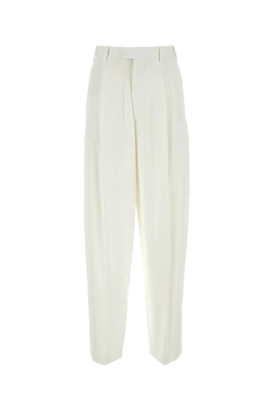 MARNI MARNI WOMAN WHITE STRETCH VISCOSE PANT