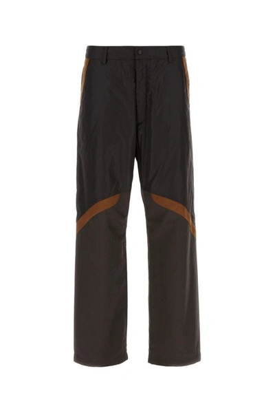 Moncler Man Pantalone In Brown