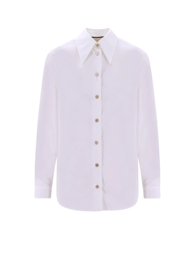 Gucci Cotton Poplin Shirt In White