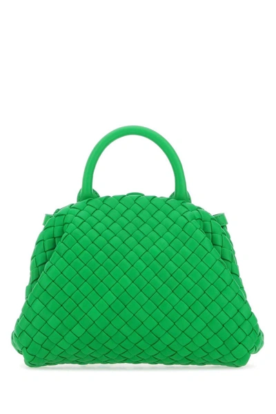 Bottega Veneta Padded Intreccio Mini Tote Bag In Green