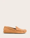 Gentle Souls By Kenneth Cole Women's Mina Driver 2 Loafer Flats Women's Shoes In Cognac