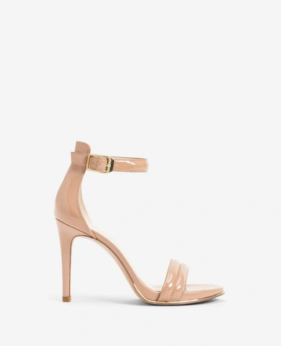 Kenneth Cole Brooke Ankle Strap Heeled Sandal In Buff