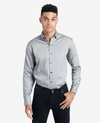 KENNETH COLE REGULAR-FIT BUTTON-DOWN STRETCH DRESS SHIRT WITH TEK FIT