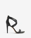 KENNETH COLE BROOKE CROSS STRAP HEELED SANDAL