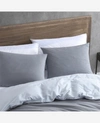KENNETH COLE SUSTAINABLE SOLID GREY DUVET COVER SET
